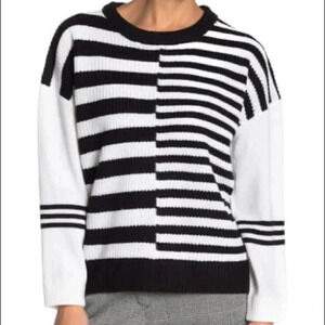 Catherine Malandrino Black and White SweaterWomen’s Small